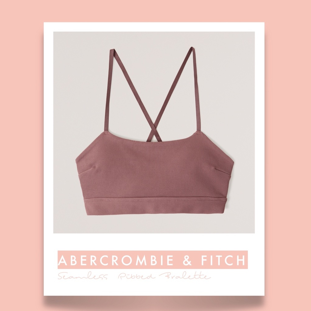 ABERCROMBIE & FITCH - Seamless Ribbed Bralette - NWT